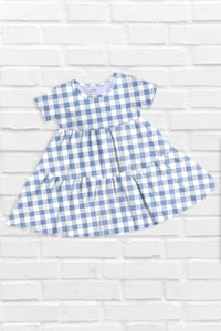 Granbury Dress in powder blue